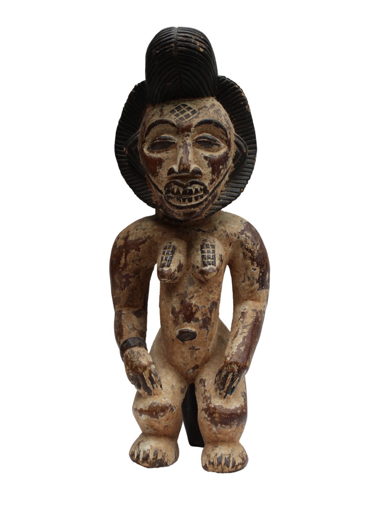 Dr. Clayton Lang African Art Collection #51 | Punu Female Sculpture