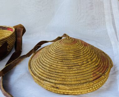 Vintage Ethiopian food basket