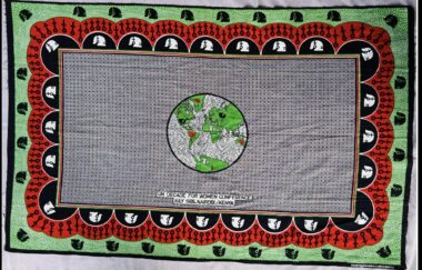 Commemorative Cloth for 1985 Women's International Conference - Nairobi |   Vintage Cloth