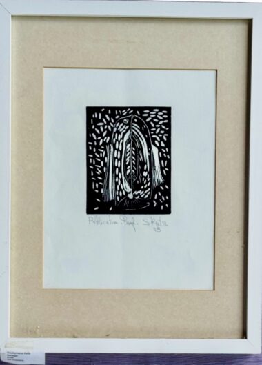 Vintage Framed Etched Art  |  Solymane Keita