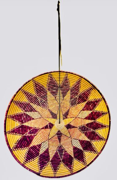 Large Round Ethiopian Basket from Harar