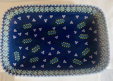 Blue Platter  |  Potters Workshop, South Afrrica