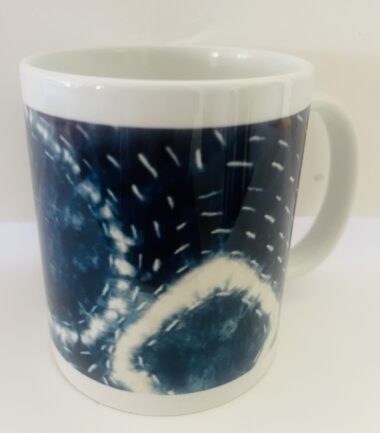 Blue Indigo Circle Design Cup  |  Senegal