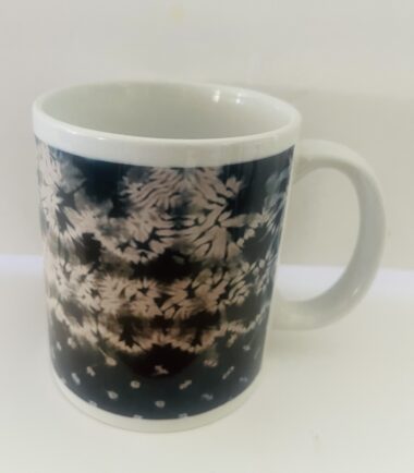 Blue Indigo and Tan design Cup  |   Senegal