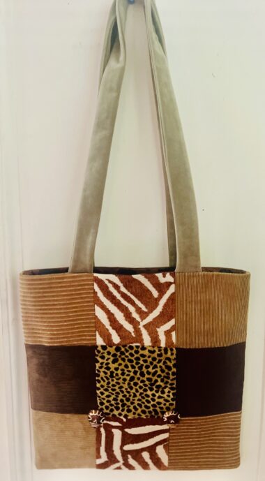 Purse with animal prints