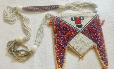 Beaded Nigerian purse