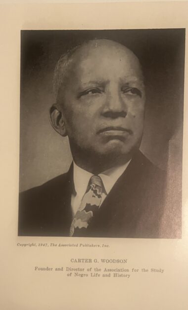 Dr. Carter G. Woodson Photo - Father of Black History  |  Vintage |  1947 copyright The Associated Publishers, Inc.