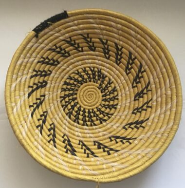 Yellow Basket 12 X 4  |  Rwanda